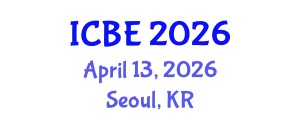International Conference on Biomaterials Engineering (ICBE) April 13, 2026 - Seoul, Republic of Korea