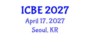 International Conference on Biomaterials Engineering (ICBE) April 17, 2027 - Seoul, Republic of Korea