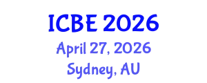 International Conference on Biomaterials Engineering (ICBE) April 27, 2026 - Sydney, Australia