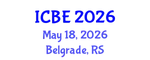 International Conference on Biomaterials Engineering (ICBE) May 18, 2026 - Belgrade, Serbia