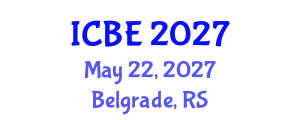 International Conference on Biomaterials Engineering (ICBE) May 22, 2027 - Belgrade, Serbia