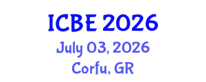 International Conference on Biomaterials Engineering (ICBE) July 03, 2026 - Corfu, Greece