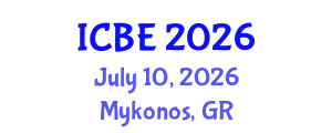 International Conference on Biomaterials Engineering (ICBE) July 10, 2026 - Mykonos, Greece