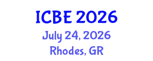 International Conference on Biomaterials Engineering (ICBE) July 24, 2026 - Rhodes, Greece
