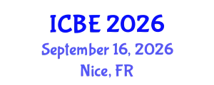 International Conference on Biomaterials Engineering (ICBE) September 16, 2026 - Nice, France