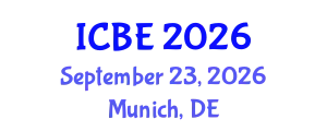 International Conference on Biomaterials Engineering (ICBE) September 23, 2026 - Munich, Germany