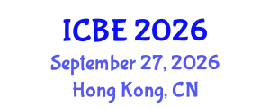 International Conference on Biomaterials Engineering (ICBE) September 27, 2026 - Hong Kong, China