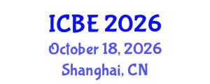 International Conference on Biomaterials Engineering (ICBE) October 18, 2026 - Shanghai, China