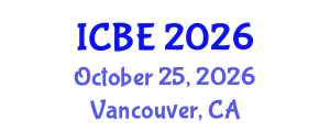 International Conference on Biomaterials Engineering (ICBE) October 25, 2026 - Vancouver, Canada