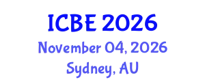 International Conference on Biomaterials Engineering (ICBE) November 04, 2026 - Sydney, Australia