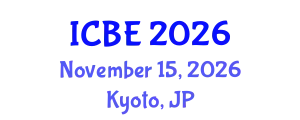 International Conference on Biomaterials Engineering (ICBE) November 15, 2026 - Kyoto, Japan