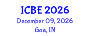 International Conference on Biomaterials Engineering (ICBE) December 09, 2026 - Goa, India