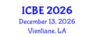 International Conference on Biomaterials Engineering (ICBE) December 13, 2026 - Vientiane, Laos