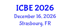 International Conference on Biomaterials Engineering (ICBE) December 16, 2026 - Strasbourg, France