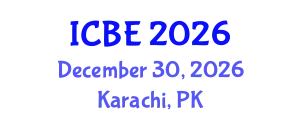 International Conference on Biomaterials Engineering (ICBE) December 30, 2026 - Karachi, Pakistan