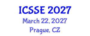 International Conference on Sustainable Systems and Environment (ICSSE) March 22, 2027 - Prague, Czechia