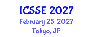 International Conference on Sustainable Systems and Environment (ICSSE) February 25, 2027 - Tokyo, Japan