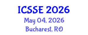 International Conference on Sustainable Systems and Environment (ICSSE) May 04, 2026 - Bucharest, Romania
