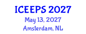 International Conference on Education, Psychology, Economics and Society (ICEEPS) May 13, 2027 - Amsterdam, Netherlands