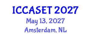 International Conference on E-commerce, E-administration, E-society, E-education and E-technology (ICCASET) May 13, 2027 - Amsterdam, Netherlands
