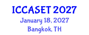 International Conference on E-commerce, E-administration, E-society, E-education and E-technology (ICCASET) January 18, 2027 - Bangkok, Thailand