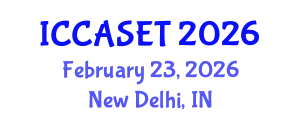 International Conference on E-commerce, E-administration, E-society, E-education and E-technology (ICCASET) February 23, 2026 - New Delhi, India