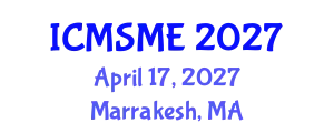 International Conference on Materials, Structures and Mechanical Engineering (ICMSME) April 17, 2027 - Marrakesh, Morocco
