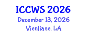 International Conference on Cyber Warfare and Security (ICCWS) December 13, 2026 - Vientiane, Laos