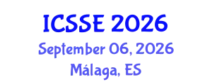 International Conference on Systems Science and Engineering (ICSSE) September 06, 2026 - Málaga, Spain