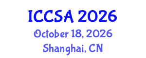 International Conference on Computational Science and Applications (ICCSA) October 18, 2026 - Shanghai, China