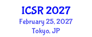 International Conference on Social Robotics (ICSR) February 25, 2027 - Tokyo, Japan