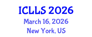 International Conference on Languages, Linguistics and Society (ICLLS) March 16, 2026 - New York, United States