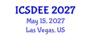 International Conference on Structural Dynamics and Earthquake Engineering (ICSDEE) May 15, 2027 - Las Vegas, United States
