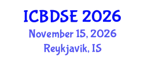 International Conference on Big Data Science and Engineering (ICBDSE) November 15, 2026 - Reykjavik, Iceland