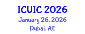 International Conference on Ubiquitous Intelligence and Computing (ICUIC) January 26, 2026 - Dubai, United Arab Emirates