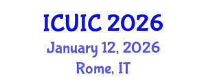 International Conference on Ubiquitous Intelligence and Computing (ICUIC) January 12, 2026 - Rome, Italy