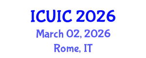 International Conference on Ubiquitous Intelligence and Computing (ICUIC) March 02, 2026 - Rome, Italy