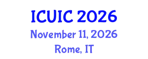 International Conference on Ubiquitous Intelligence and Computing (ICUIC) November 11, 2026 - Rome, Italy