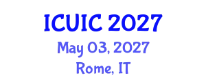 International Conference on Ubiquitous Intelligence and Computing (ICUIC) May 03, 2027 - Rome, Italy