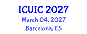 International Conference on Ubiquitous Intelligence and Computing (ICUIC) March 04, 2027 - Barcelona, Spain
