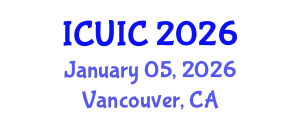 International Conference on Ubiquitous Intelligence and Computing (ICUIC) January 05, 2026 - Vancouver, Canada