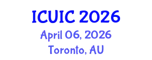 International Conference on Ubiquitous Intelligence and Computing (ICUIC) April 06, 2026 - Toronto, Australia