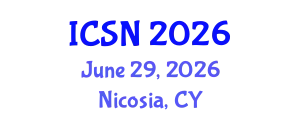 International Conference on Sensor Networks (ICSN) June 29, 2026 - Nicosia, Cyprus