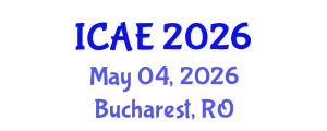 International Conference on Applied Energy (ICAE) May 04, 2026 - Bucharest, Romania