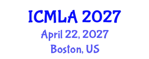 International Conference on Machine Learning and Applications (ICMLA) April 22, 2027 - Boston, United States