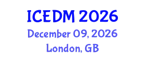 International Conference on Educational Data Mining (ICEDM) December 09, 2026 - London, United Kingdom