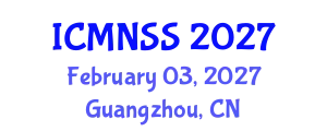 International Conference on MEMS, Nano and Smart Systems (ICMNSS) February 03, 2027 - Guangzhou, China