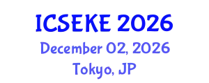 International Conference on Software Engineering and Knowledge Engineering (ICSEKE) December 02, 2026 - Tokyo, Japan