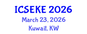 International Conference on Software Engineering and Knowledge Engineering (ICSEKE) March 23, 2026 - Kuwait, Kuwait