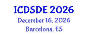 International Conference on Dynamical Systems and Differential Equations (ICDSDE) December 16, 2026 - Barcelona, Spain